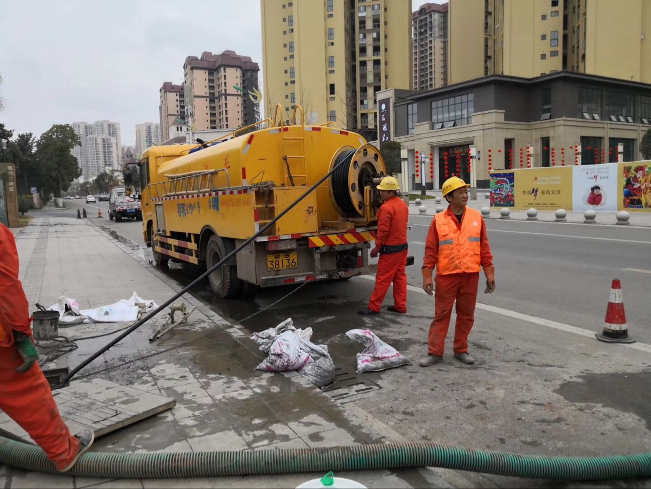 遂宁排污管道清淤-管道清洗